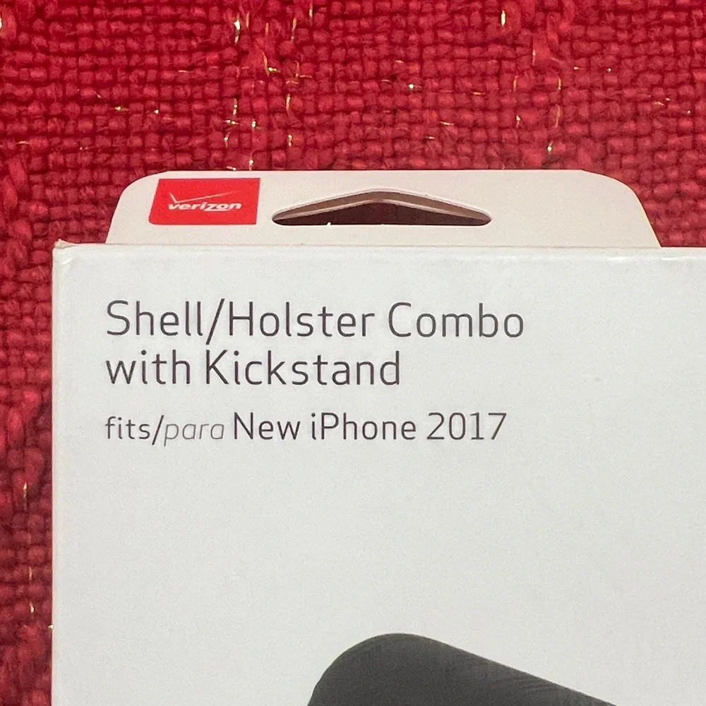 Verizon Black Shell/Holster Combo for iPhone